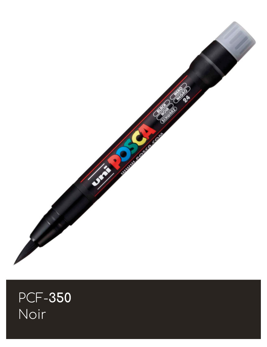 Marqueur peinture POSCA PCF-350 Pointe Pinceau 1-10 mm
