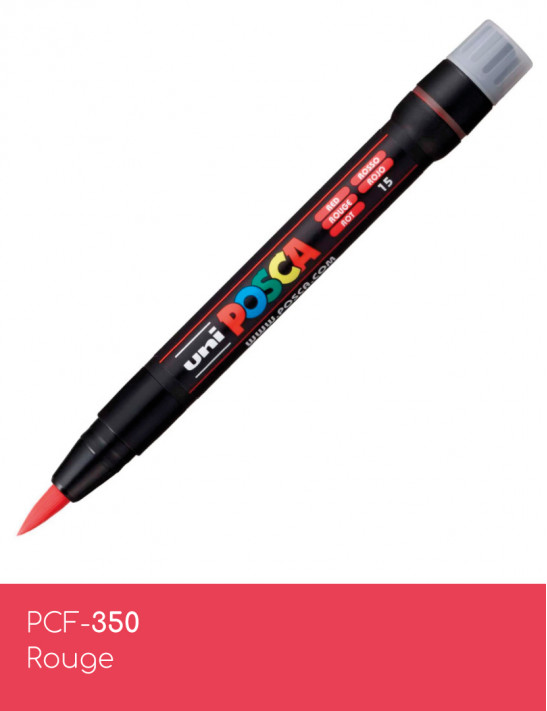 Marqueur peinture POSCA PCF-350 Pointe Pinceau 1-10 mm