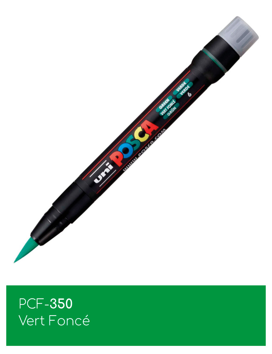 Marqueur peinture POSCA PCF-350 Pointe Pinceau 1-10 mm