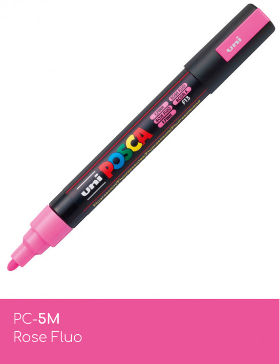 Marqueur peinture POSCA - Les Fluos - toutes surfaces