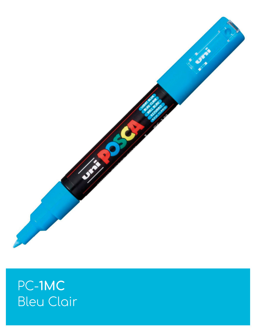 Marqueur peinture POSCA - Les Basiques - toutes surfaces