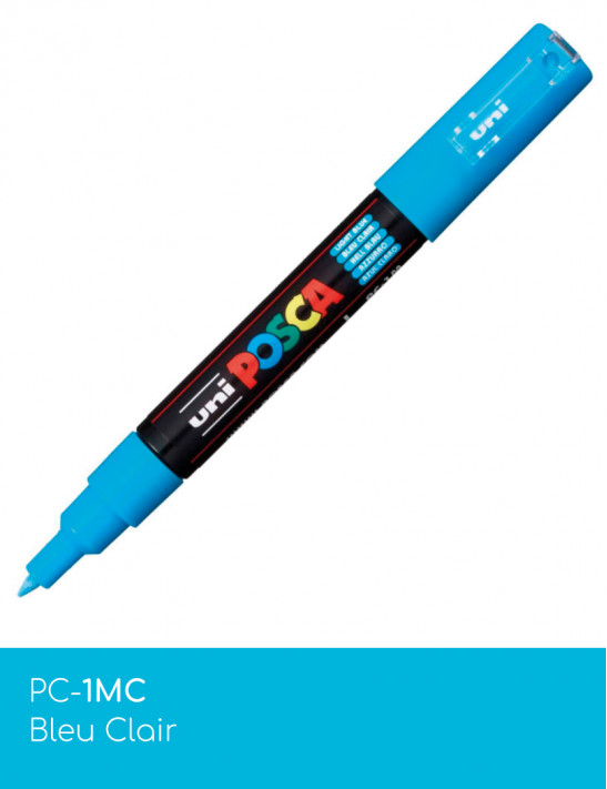 Marqueur peinture POSCA - Les Basiques - toutes surfaces