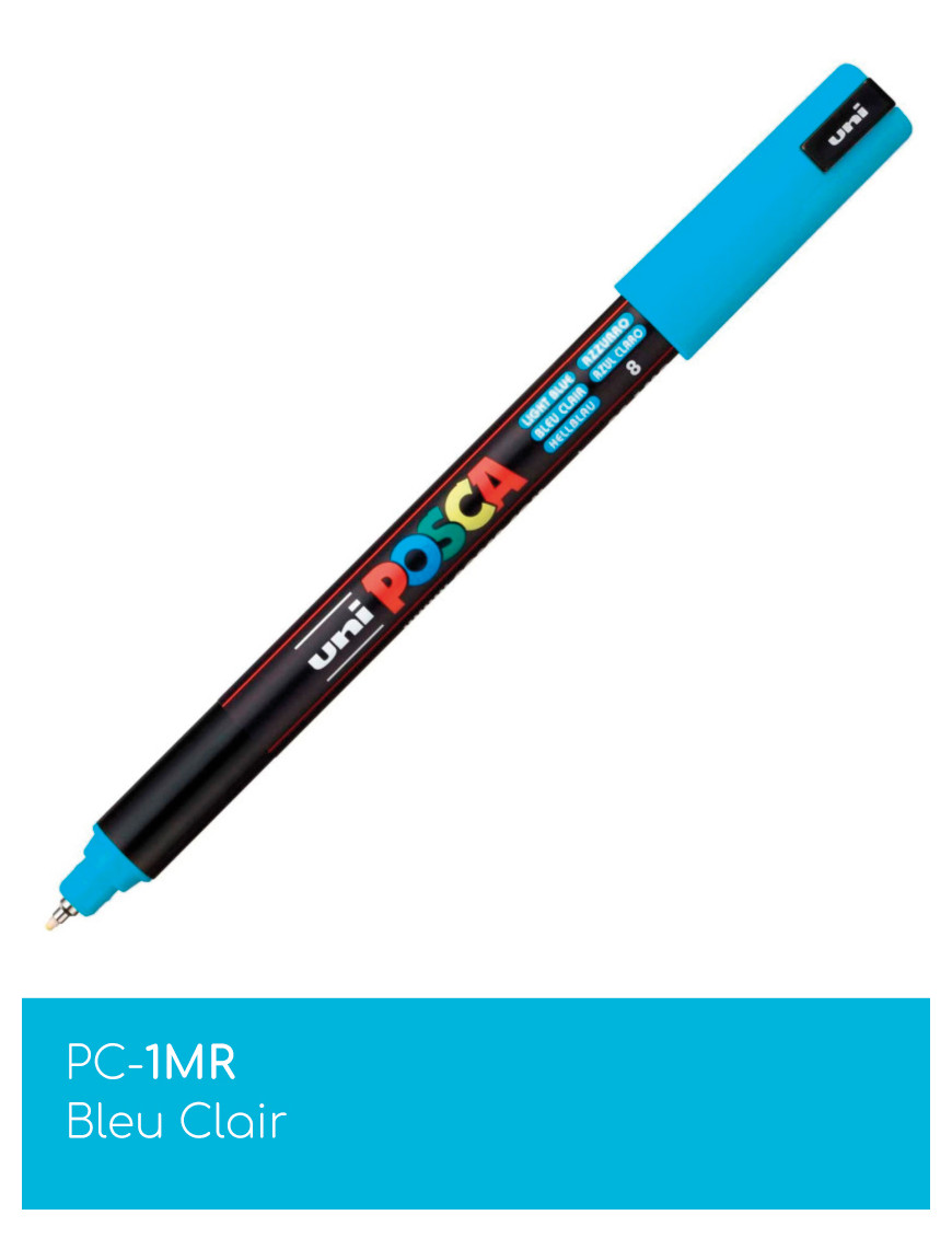 Marqueur peinture POSCA - Les Basiques - toutes surfaces