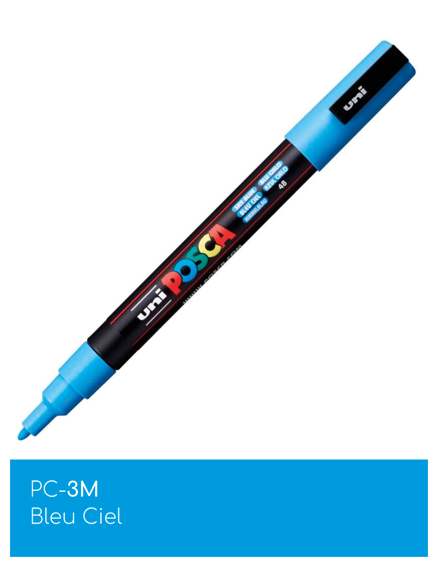 Marqueur peinture POSCA - Les Basiques - toutes surfaces