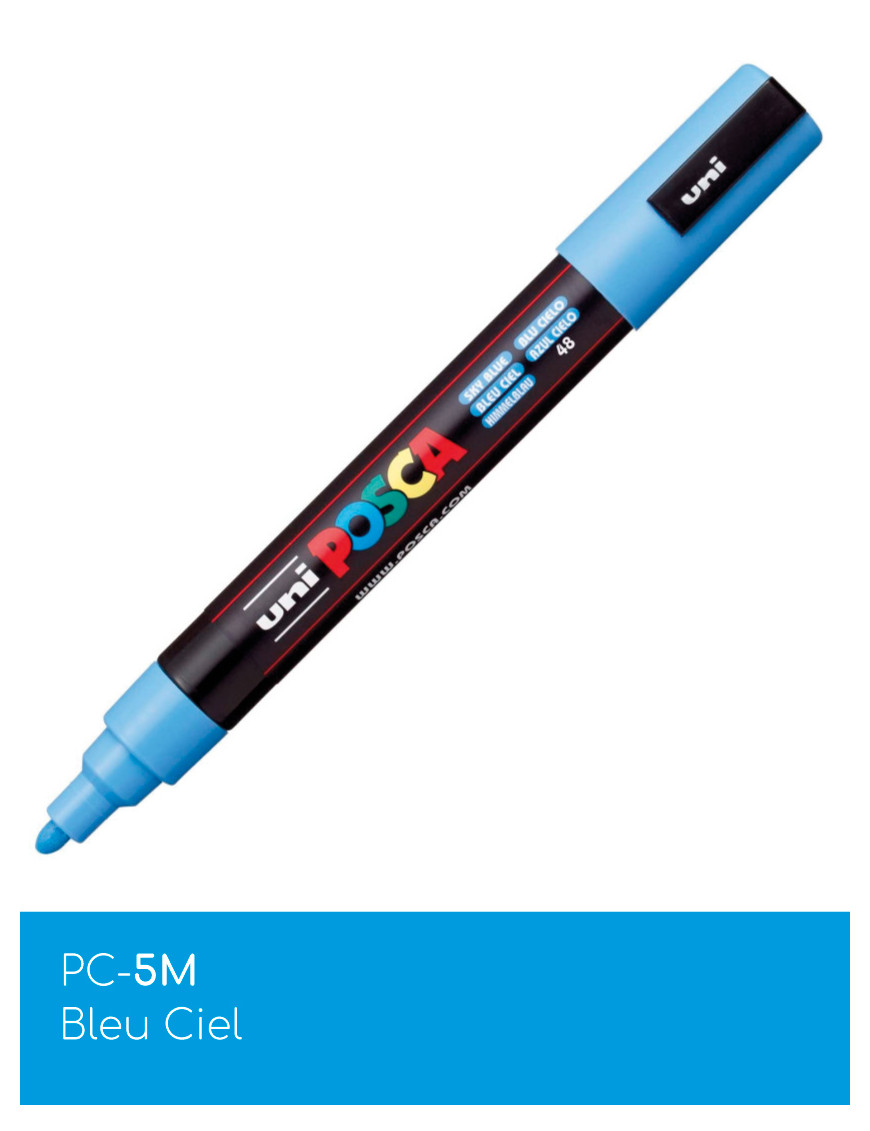 Marqueur peinture POSCA - Les Basiques - toutes surfaces