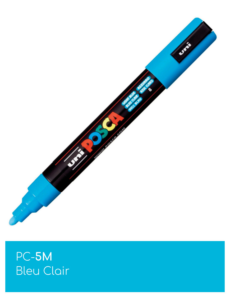 Marqueur peinture POSCA - Les Basiques - toutes surfaces