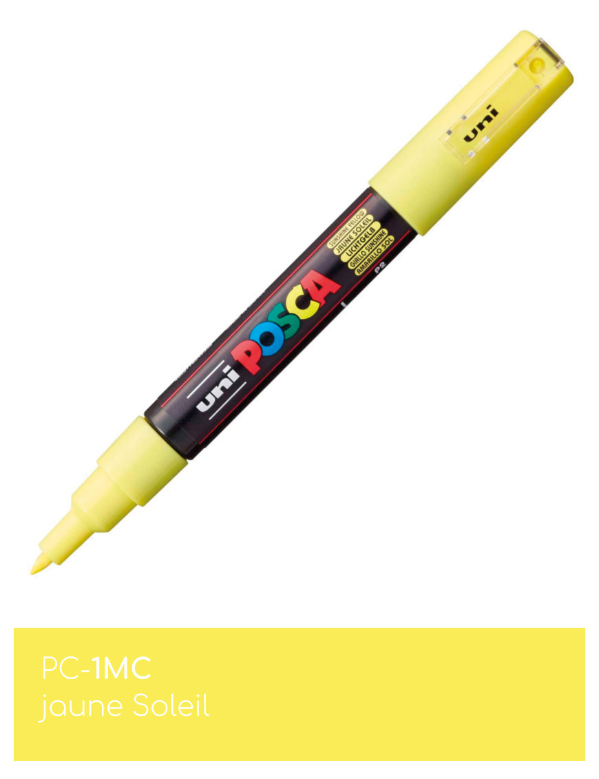 Marqueur peinture POSCA - Les Basiques - toutes surfaces