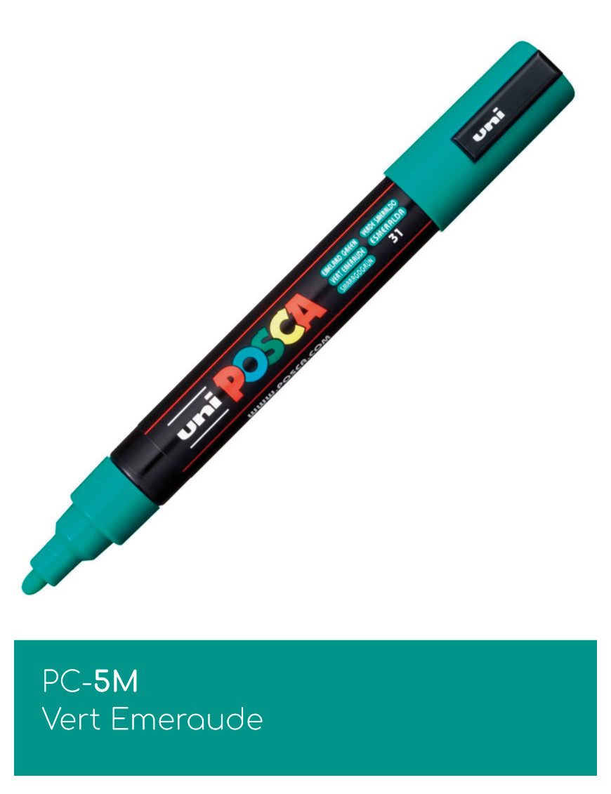 Marqueur peinture POSCA - Les Basiques - toutes surfaces