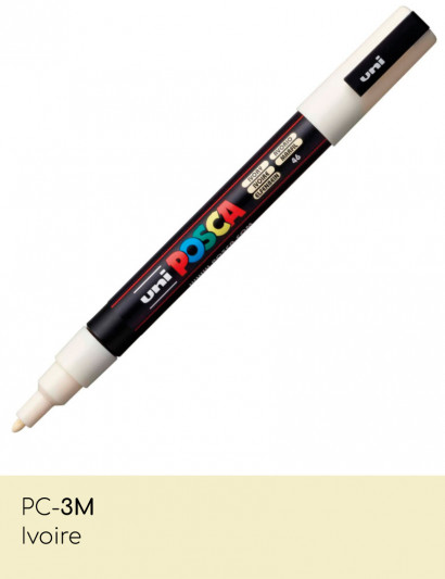 Marqueur peinture POSCA Pack Tons neutres chauds - boîte cadeau PC-3M