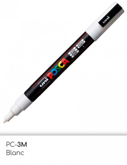 Marqueur peinture POSCA Pack Tons neutres chauds - boîte cadeau PC-3M