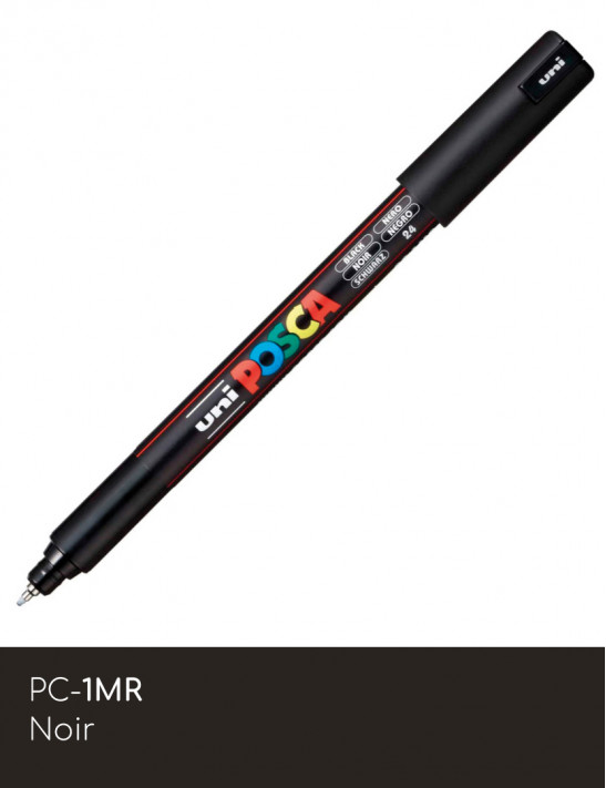 Marqueur peinture POSCA toutes surfaces - Pochette Métallisées PC-1MR