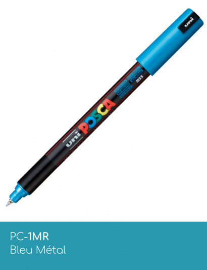 Marqueur peinture POSCA toutes surfaces - Pochette Métallisées PC-1MR