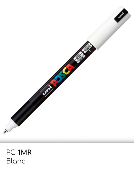 Marqueur peinture POSCA toutes surfaces - Pochette Métallisées PC-1MR