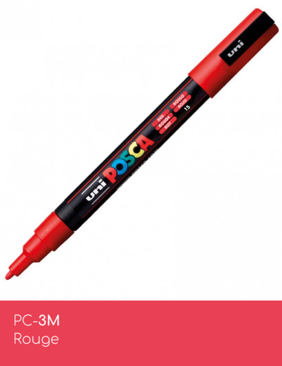 Marqueur peinture POSCA PC-3M Rouge