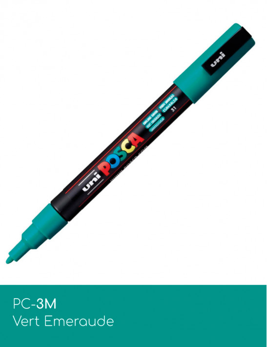 Marqueur peinture POSCA PC-3M Vert Emeraude