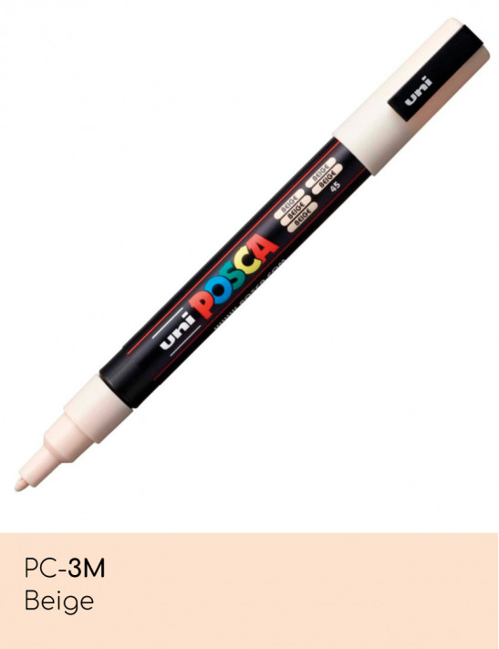 Marqueur peinture POSCA Pochette Pastel de 8 PC-3M