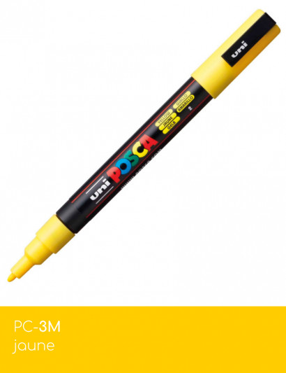 Marqueur peinture POSCA Pochette Pastel de 8 PC-3M