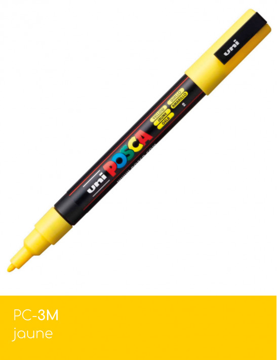 Marqueur peinture POSCA Pochette Pastel de 8 PC-3M