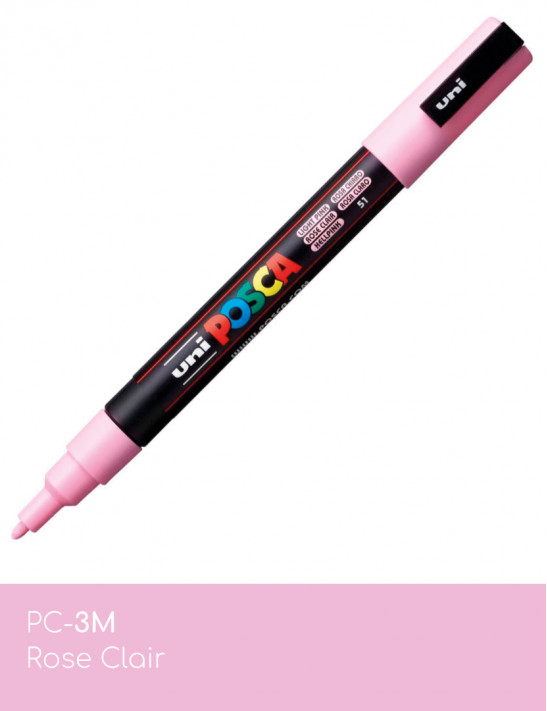 Marqueur peinture POSCA Pochette Pastel de 8 PC-3M
