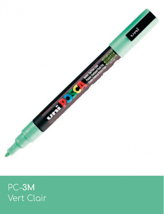 Marqueur peinture POSCA Pochette Pastel de 8 PC-3M