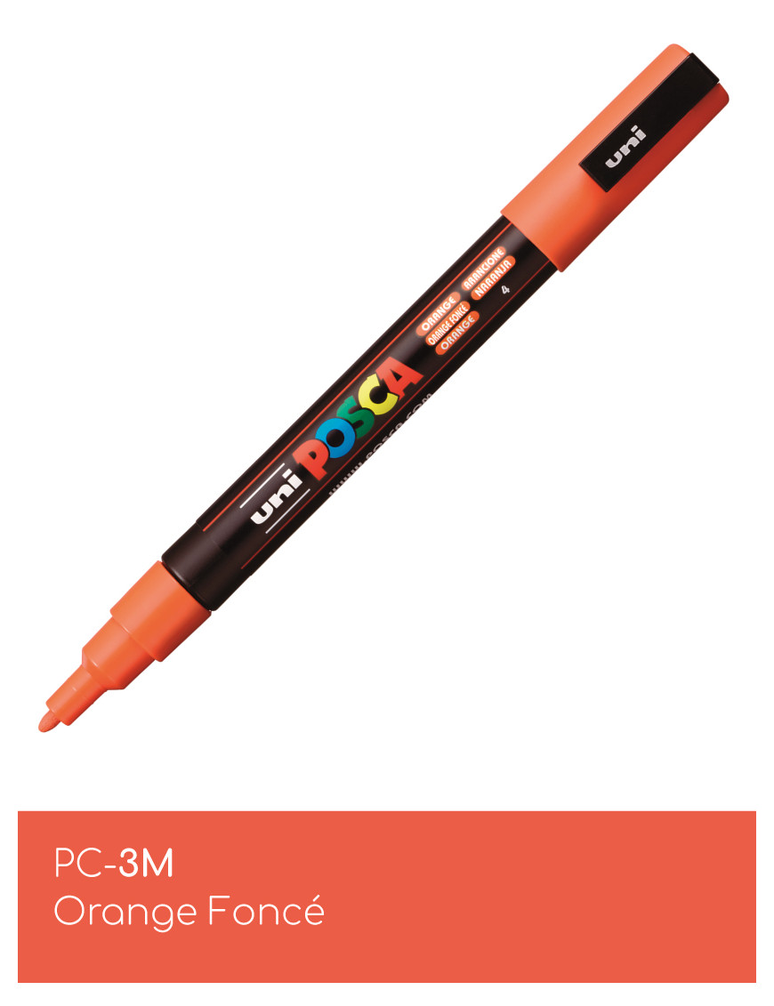 Marqueur peinture POSCA Orange toutes surfaces