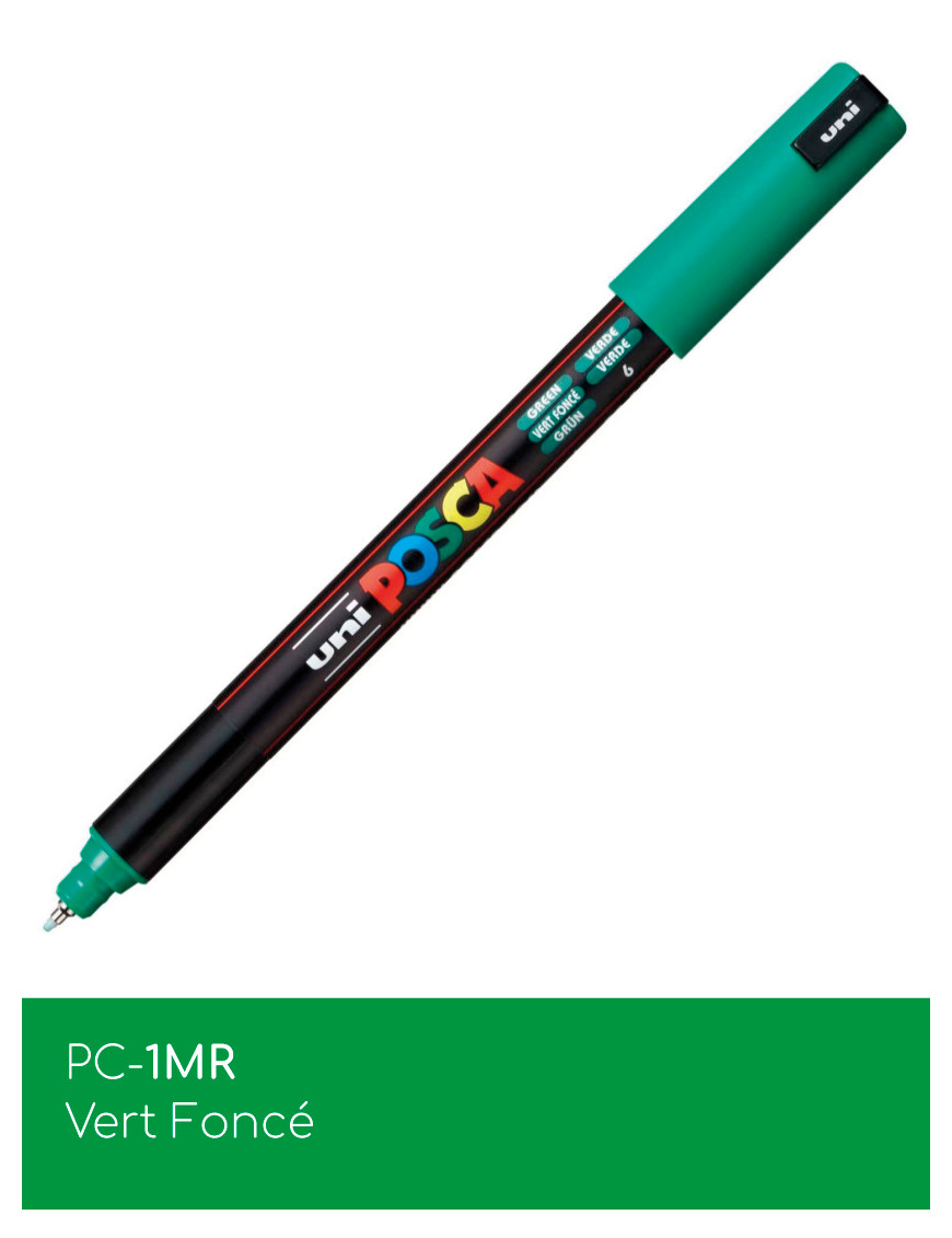 Marqueur peinture POSCA Vert toutes surfaces