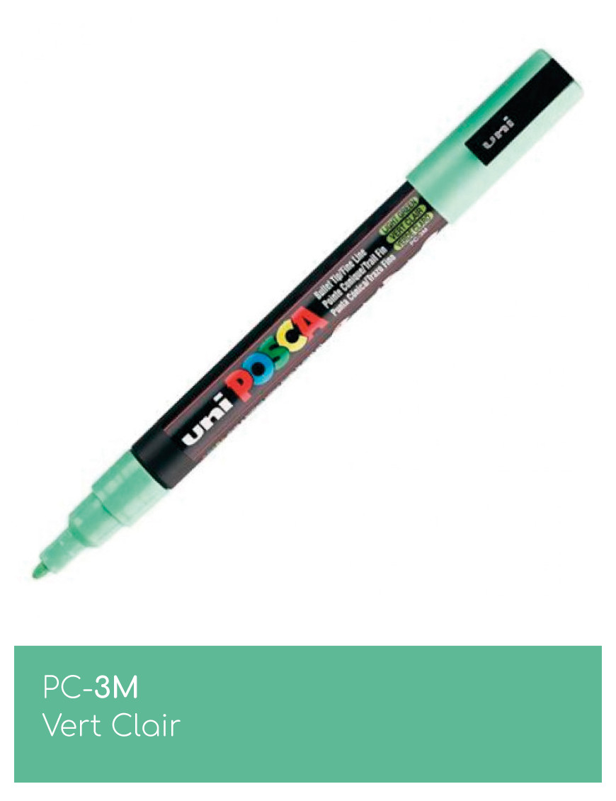 Marqueur peinture POSCA Vert toutes surfaces