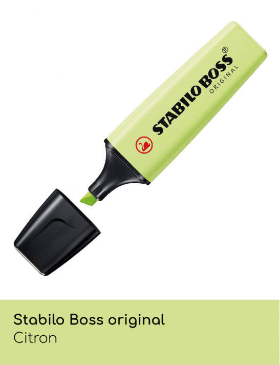 Stabilo Boss original - surligneur à pointe biseautée