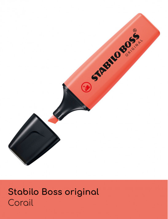 Stabilo Boss original - surligneur à pointe biseautée