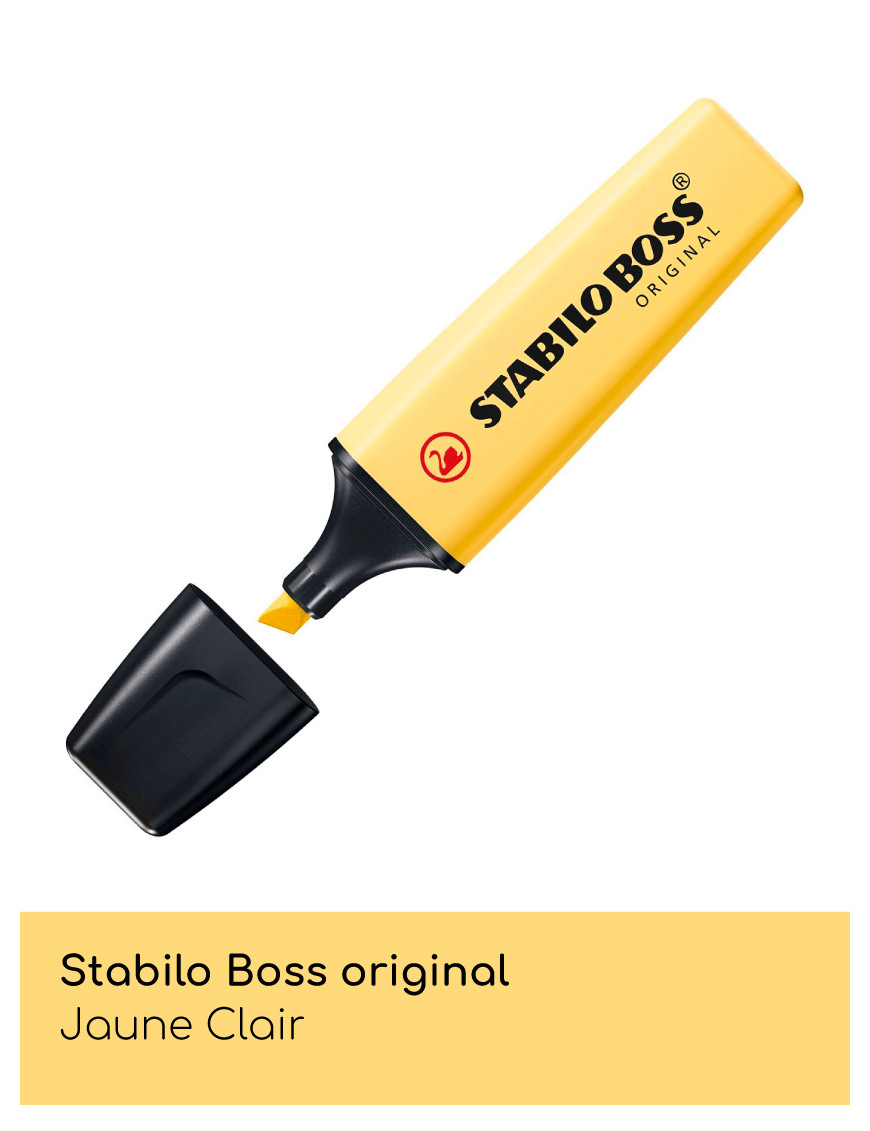 Stabilo Boss original - surligneur à pointe biseautée
