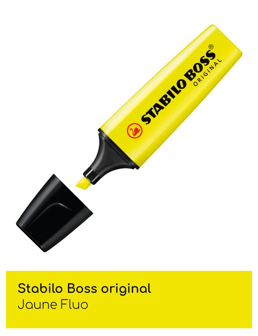 Stabilo Boss original - surligneur à pointe biseautée