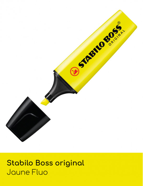 Stabilo Boss original - surligneur à pointe biseautée