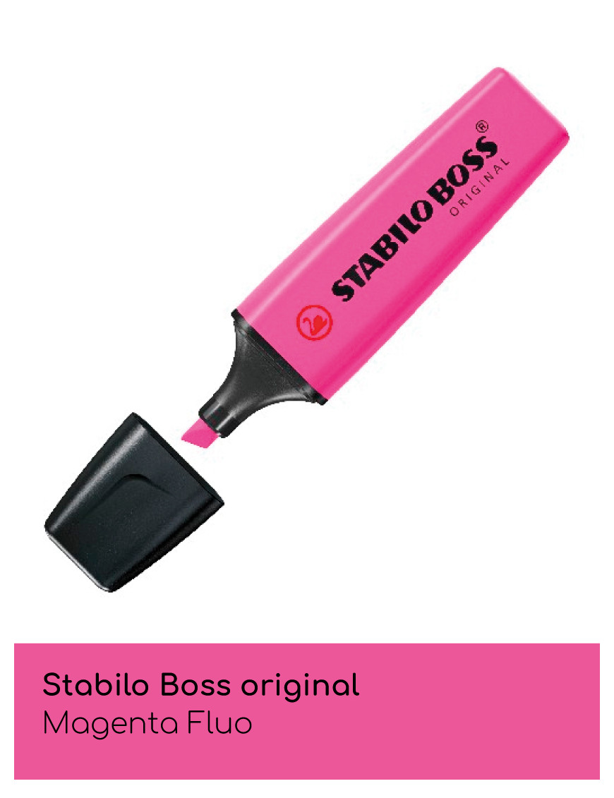 Stabilo Boss original - surligneur à pointe biseautée