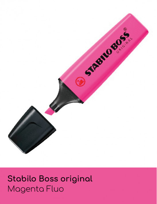 Stabilo Boss original - surligneur à pointe biseautée