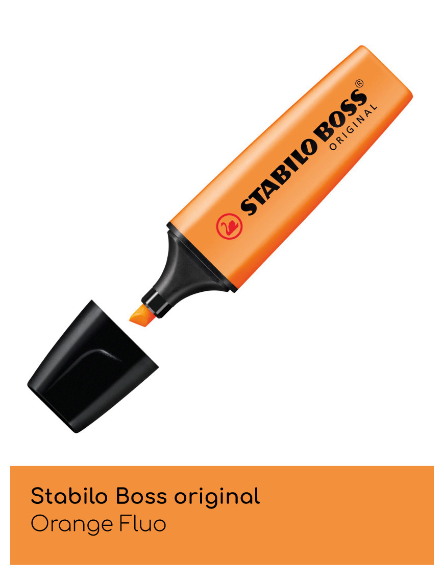 Stabilo Boss original - surligneur à pointe biseautée