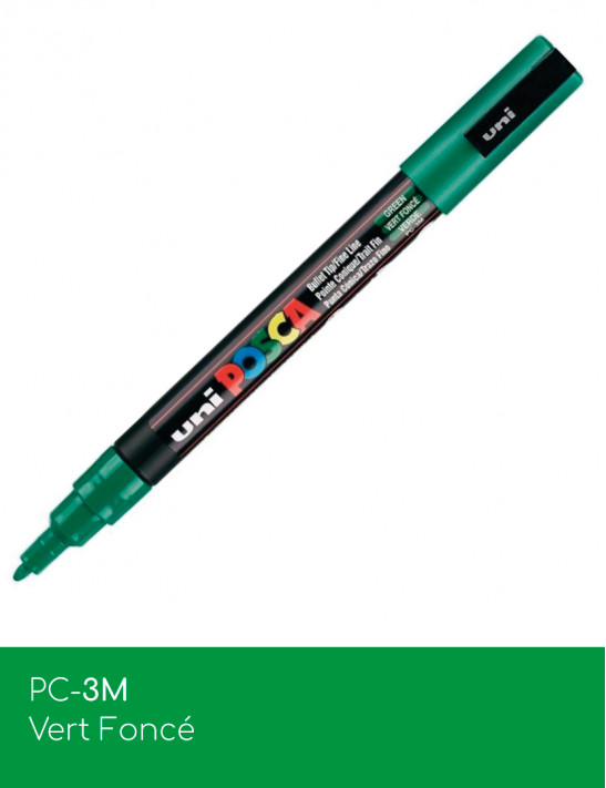 Marqueur peinture POSCA Vert toutes surfaces