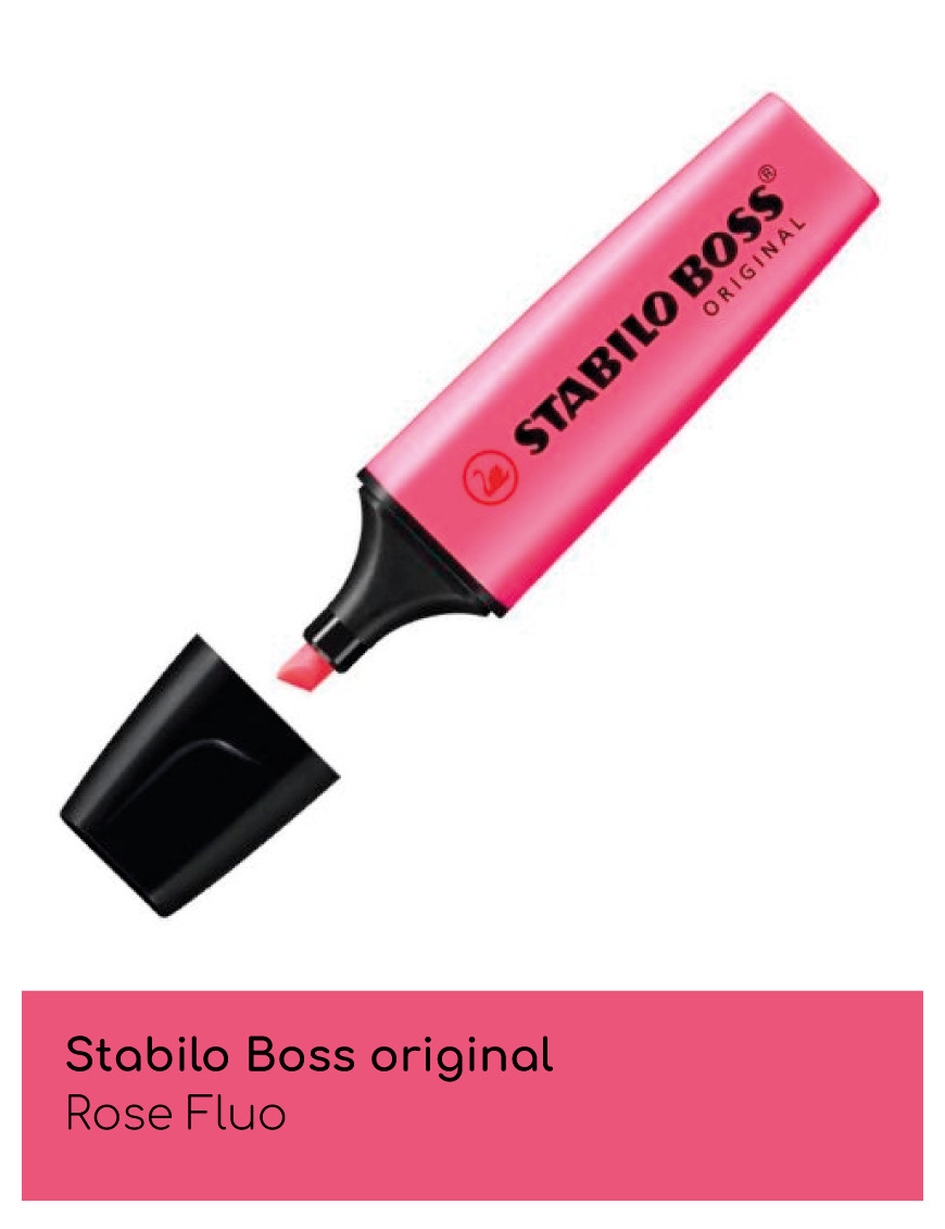 Stabilo Boss original - surligneur à pointe biseautée