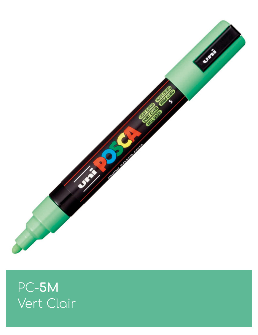 Marqueur peinture POSCA Vert toutes surfaces