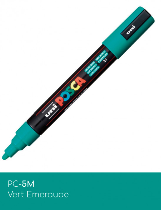 Marqueur peinture POSCA Vert toutes surfaces